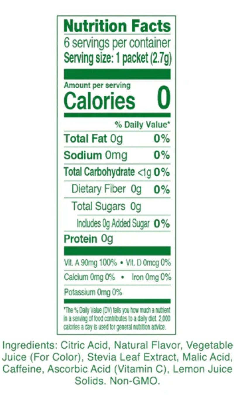True Citrus True Lemon (Energy Drinks) Wild Cherry Cranberry & Wild Blackberry Pomegranate 2 boxes EACH flavor (4 boxes total), 24ct instant powdered drink mix packets total, by True Citrus, 2.7 Gram (Pack of 24) - Image 2